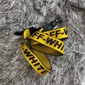 OFF-WHITE Yellow Shoulder Strap
